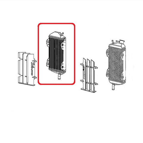 Radiador Direito GAS GAS EC 200/250/300 2T 07-17