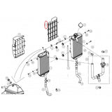 Deflector de Radiador Preto Direito GAS GAS EC 2T 18-20