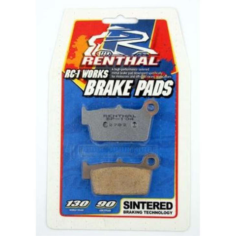 Pastilhas de Travão de Trás RENTHAL Sinterizadas