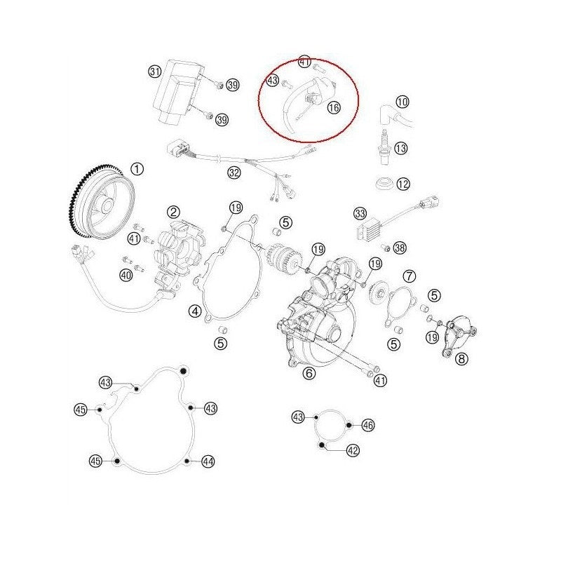 Bobine KOKUSAN Original KTM/ HUSQVARNA/ HUSABERG (ver modelos)