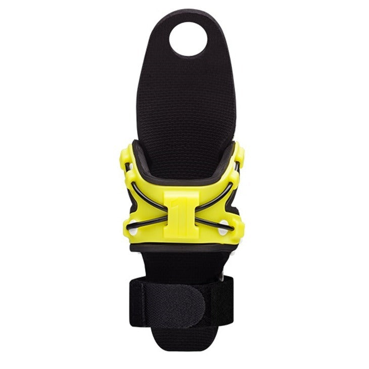 Braçadeira de Pulso Ortopédica MOBIUS X8 Branco/ Amarelo Flúor