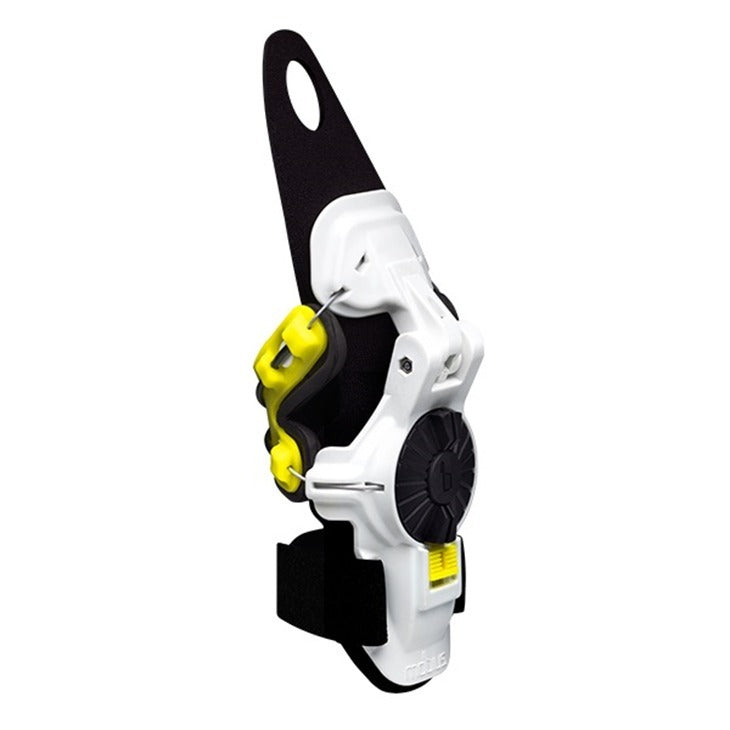 Braçadeira de Pulso Ortopédica MOBIUS X8 Branco/ Amarelo Flúor