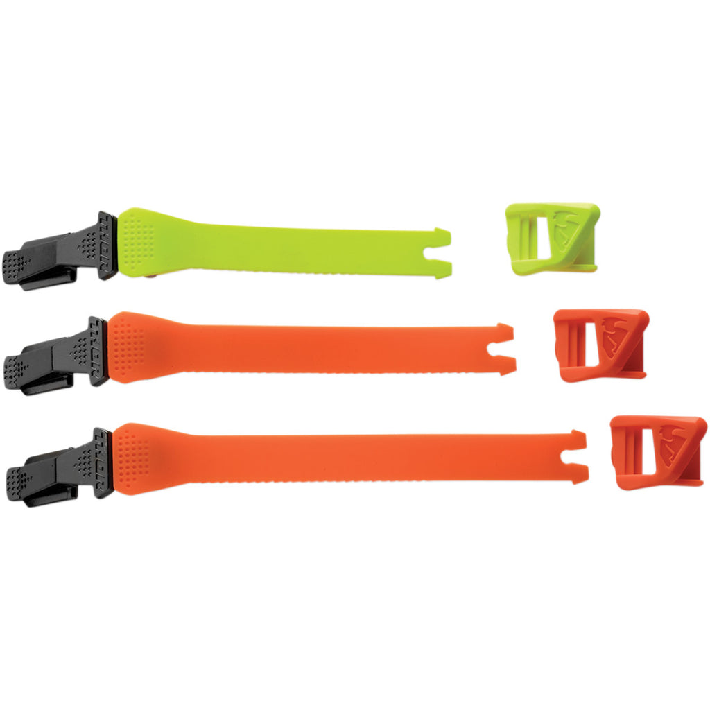 Kit de correias THOR RADIAL Laranja/Amarelo Flúor