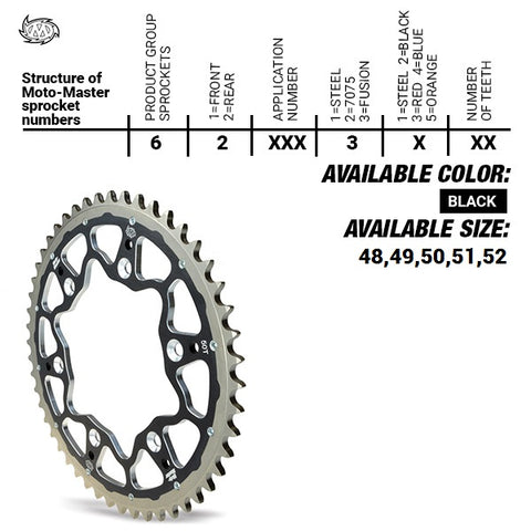 Cremalheira Mista MOTO-MASTER para KAWASAKI KX/KDX/KLX/KX-F/KX-X ..-25 e SUZUKI RMZ 250 04-06