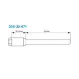 Pin de Pastilhas de Travão DRC Tipo-A 52mm (Pinça traseira Nissin) YAMAHA YZ/YZ-F 125/250/400/426/450 98-25