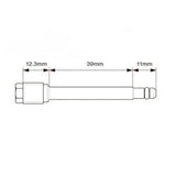 Pin de Pastilhas de Travão DRC Tipo-C 39mm (Pinça traseira) SUZUKI RM 125/250 05-08, RMZ 250 08-22, RMZ 450 08-22, DRZ 400 05-21