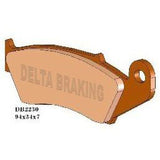 Pastilhas de Travão da Frente DELTA BRAKING HONDA XLV 600 TRANSALP 97-99, XLV 650 TRANSALP 00-07