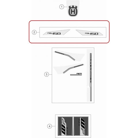 DECAL KIT ''FE 450'' 17