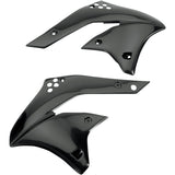 Tampas de Radiador UFO para KAWASAKI KX 250 F 06-08 Preto
