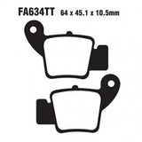 Pastilhas Travão Trás EBC FA634TT AJP PR4 240 EXTREME 13-15, PR5 250 ENDURO/EXTREME 10-15