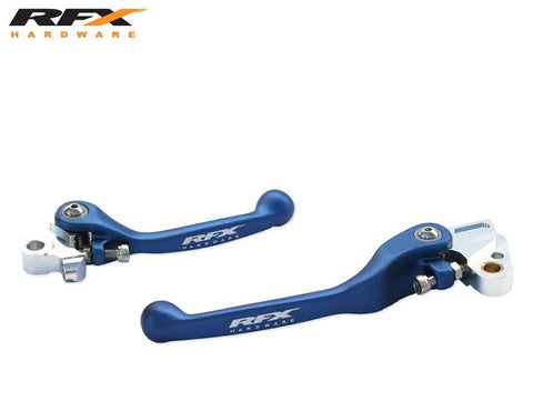 Par Manetes Flexíveis RFX RACE KAWASAKI KX 250F 13-20, KX 450F 13-18 Azul