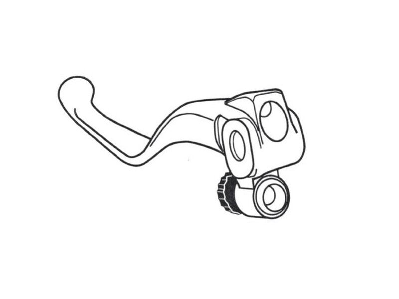 Gray Clutch Lever – Fits 2022 Husqvarna TE 150, 250, 300 With Braktec System