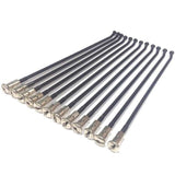 Jogo de raios e cabeças GNERIK para KTM SX 95-.. Roda Traseira 19`` Preto