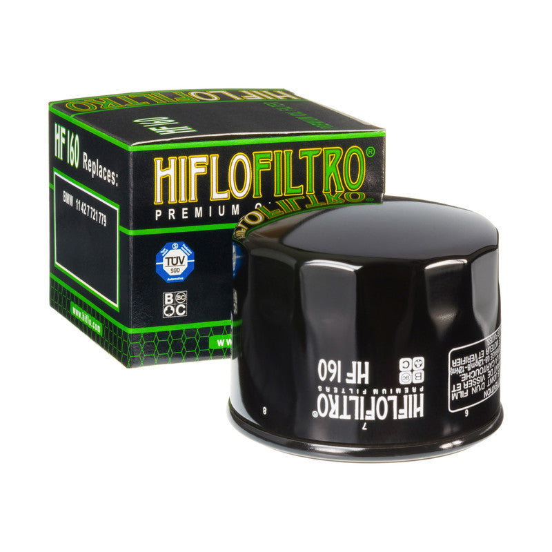 Filtro de Óleo HIFLOFILTRO HF160 BMW F750 GS 17-23, F850 GS 17-23, F850 GS ADVENTURE 19-23, F900 R/XR 20-23