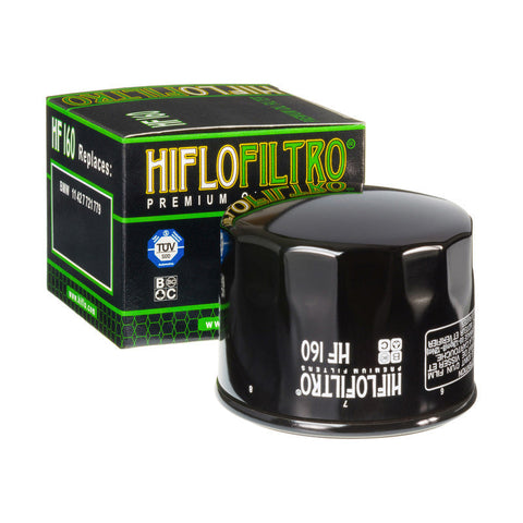 Filtro de Óleo HIFLOFILTRO HF160 BMW F750 GS 17-23, F850 GS 17-23, F850 GS ADVENTURE 19-23, F900 R/XR 20-23