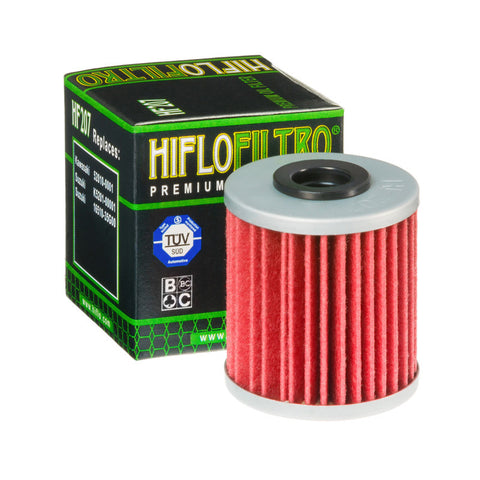 Filtro Óleo HIFLOFILTRO HF207 SUZUKI RMZ 250 04-22, RMZ 450 05-22, RMX 450Z 10-13 e 17-19