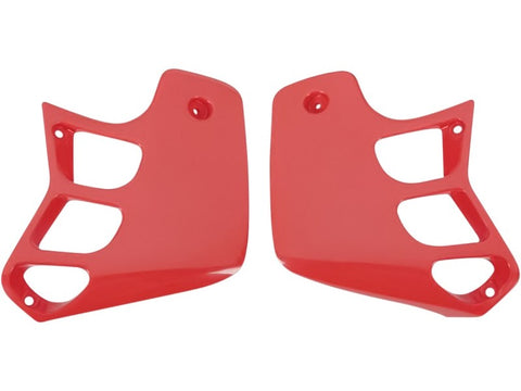 Tampas de Radiador UFO para HONDA CR 125R 89-90, CR 250R 88-89 Vermelho