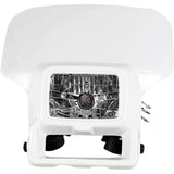 Porta-farol UFO Lâmpada de Halogéneo para HONDA XR 250R 96-04, XR 400R 96-04 Branco