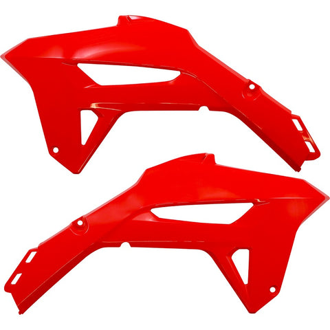 Tampas de Radiador UFO para HONDA CRF 250R 22, CRF 450R 21-22 Vermelho