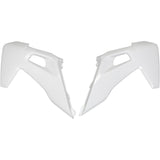 Tampas de Radiador UFO HUSQVARNA TC/FC 19-22, TE/FE 20-23 Branco