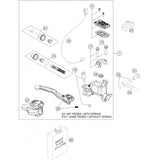 Interruptor Stop Travão Dianteiro KTM EXC 2014-.. (Ref. 24)