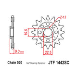 Pinhão de Ataque JT SELF CLEANING SUZUKI RMZ 250 13-25