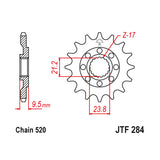 Pinhão de Ataque JT HONDA CRF 250R/RX 22-25, CRF 450R/X/RX 02-25