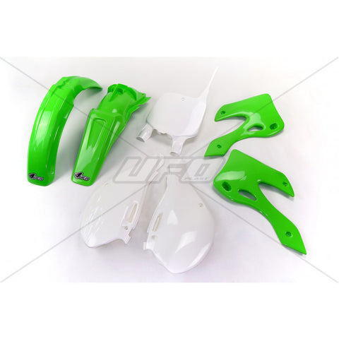 Kit de Plásticos UFO para KAWASAKI KX 125/250 99-02 Cor Original ou Preto