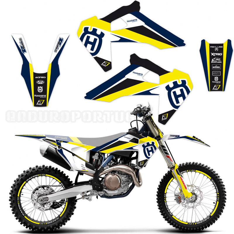 Kit de Autocolantes BLACKBIRD DREAM 4 HUSQVARNA TC/FC 19-22, TE/FE 20-23