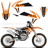 Kit de Autocolantes BLACKBIRD DREAM 4 para KTM SX/SX-F 19-22, EXC/EXC-F 20-23