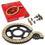 Kit Transmissão Completo REGINA (15/41/110 X 525) SUZUKI DR 650SE 96-14 Dourado