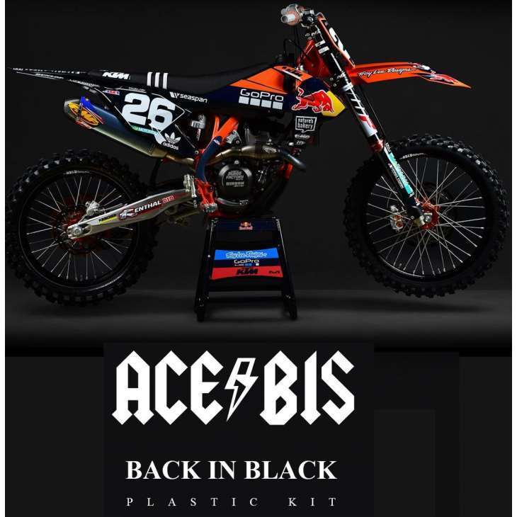 Kit de Plásticos ACERBIS FULL KIT LIMITED EDITION KTM 16-19 Preto/Laranja