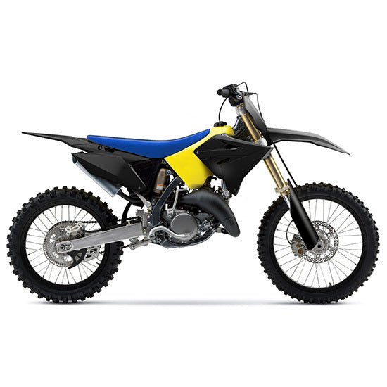 Suzuki RM Polisport Restyle Graphics Kit - 2001-2008 RM 125/250, Glossy Vinyl