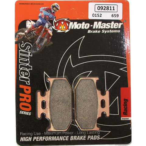 Pastilhas Travão Trás MOTO-MASTER SINTERPRO RACING YAMAHA YZ 125/250 92-97, YZ 400F 98, WR 400F 98