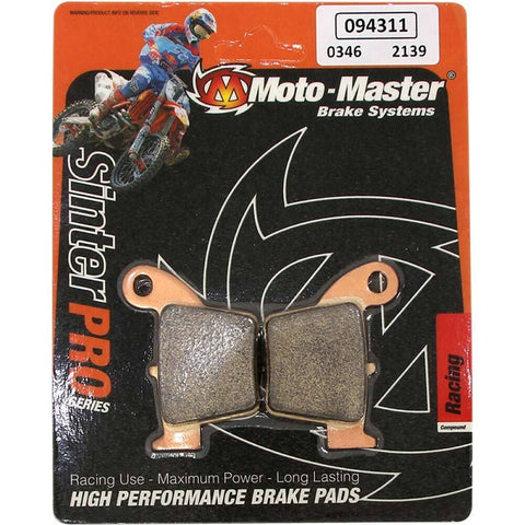 Pastilhas Travão Trás MOTO-MASTER SINTERPRO RACING HONDA CR 125/250 02-07