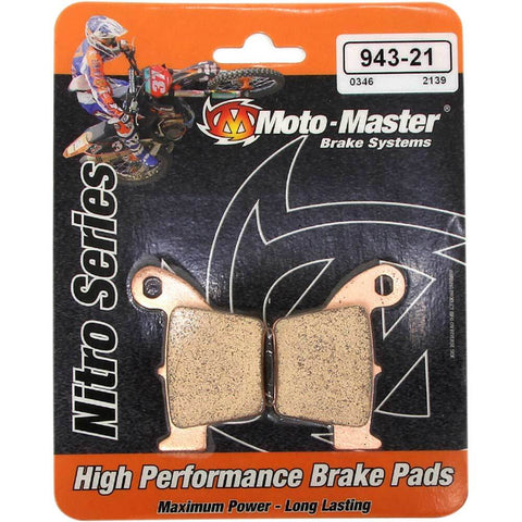 Pastilhas Travão Trás MOTO-MASTER OFFROAD NITRO HONDA CRF 250 R/X 04-25, CRF 250 RX 19-25, CRF 450 R/X 02-25, CRF 450 RX 17-25