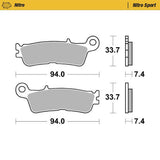 Pastilhas Travão Frente MOTO-MASTER OFFROAD NITRO SPORT YAMAHA WR 250 F 22-26, WR 450 F 21-26
