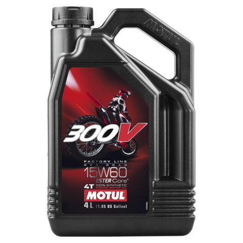 Óleo MOTUL 300V FL OFF ROAD 4T 15W60 4 Litros