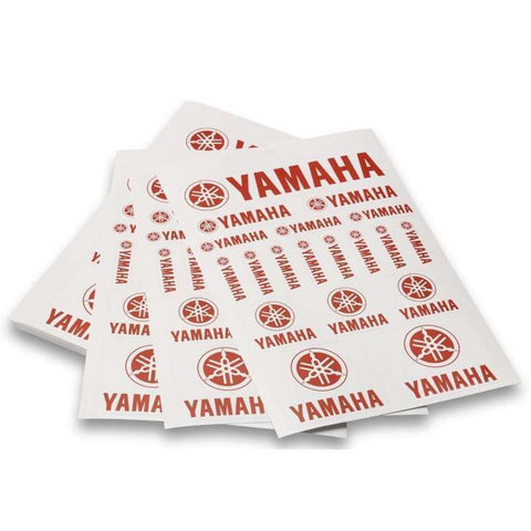 Folha de Autocolantes Original YAMAHA Vermelho
