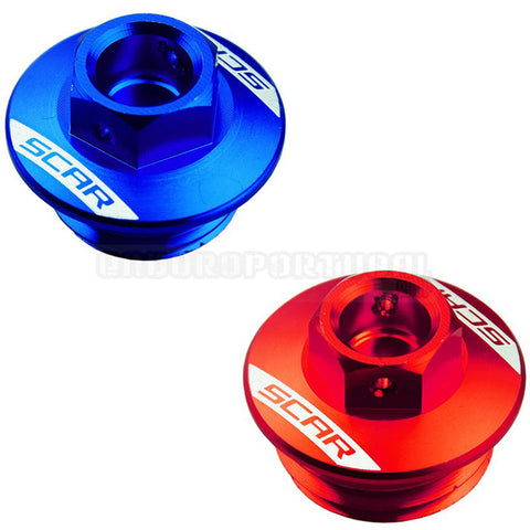 Tampa Enchimento Óleo SCAR FANTIC XE/XX 125 21-25, XX 250 22-25, XXF/XEF 250/450 22-25