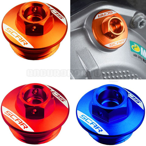 Tampa Enchimento Óleo SCAR KTM SX 50/65/85/125/250, SX-F 250/350/450, EXC 125/250/300, EXC-F 250/350/450/500 06-25