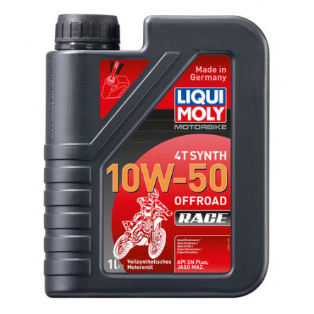 Óleo LIQUI MOLY 4T SYNTH 10W-50 OFFROAD RACE 1L