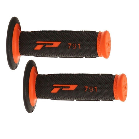 Punhos PROGRIP 791 Dupla Densidade Preto/Laranja Flúor