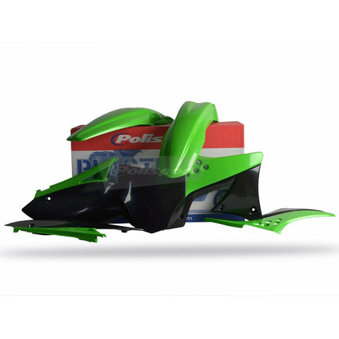 Kit de Plásticos POLISPORT para KAWASAKI KX 250 F 09-12 Cor Original