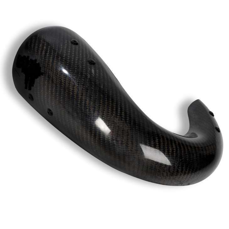 Protecção de Escape Carbono GAS GAS EC 125 99-12 e KTM EXC 125 05-11