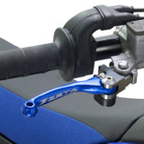 Par Manetes Articuladas ZETA para YAMAHA Azul