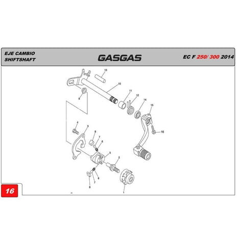 Parafuso 6X20 (Ref. 16)