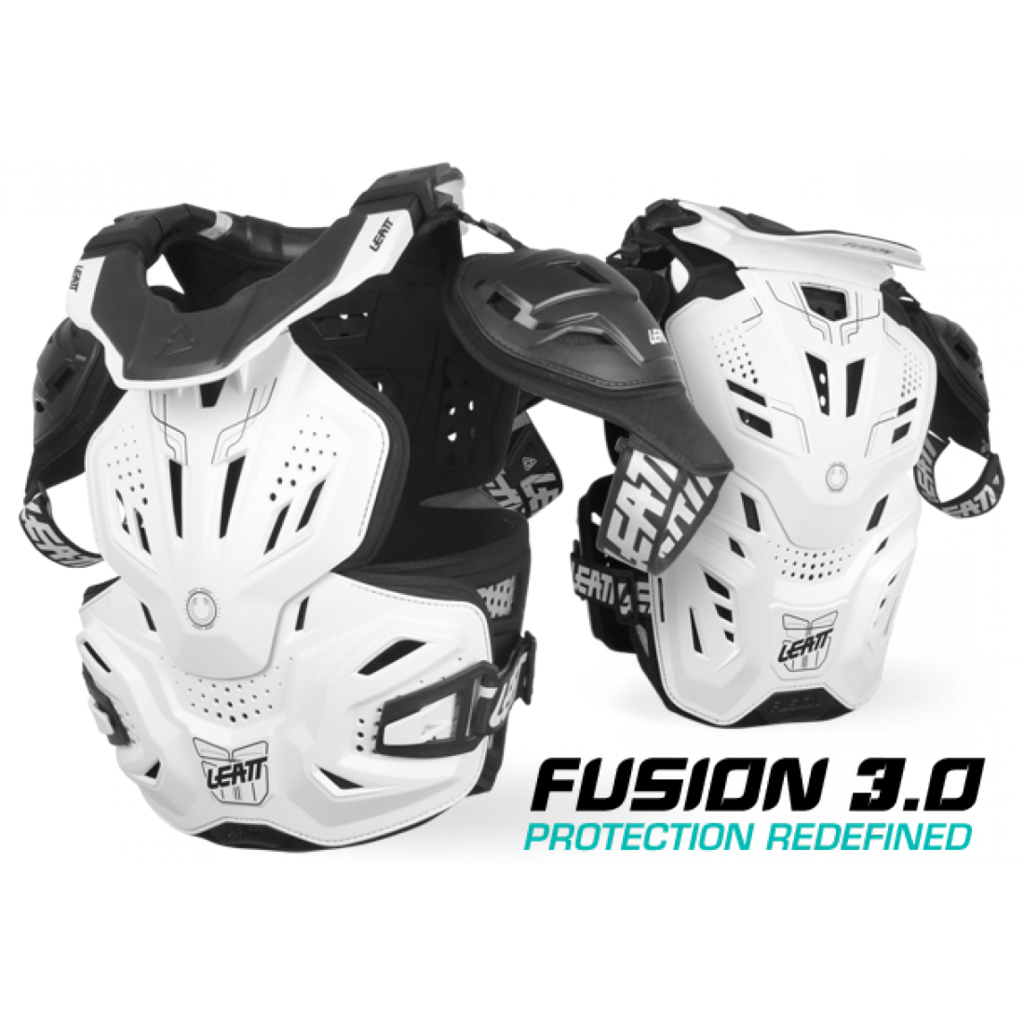 Peitoral LEATT FUSION 3.0 Branco 2015