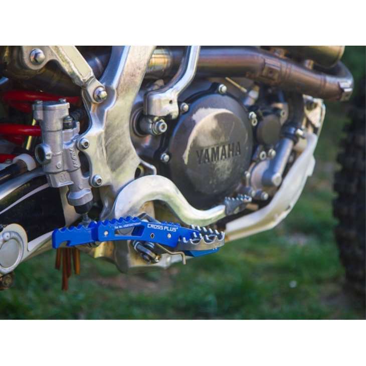Pousa-pés para Passageiro CROSS PLUS YAMAHA YZ-F/WR-F 250/450 08-.., WR/YZ 125/250 2T 13-.. Azul