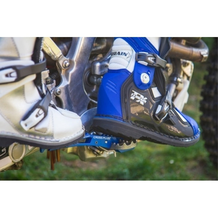 Pousa-pés para Passageiro CROSS PLUS YAMAHA YZ-F/WR-F 250/450 08-.., WR/YZ 125/250 2T 13-.. Azul